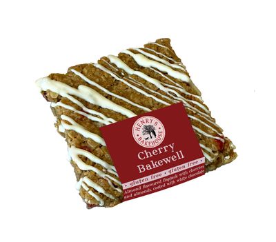 Gluten Free Cherry Bakewell Flapjack