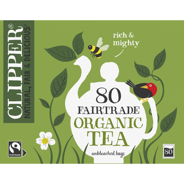 80 Fairtrade Organic Tea