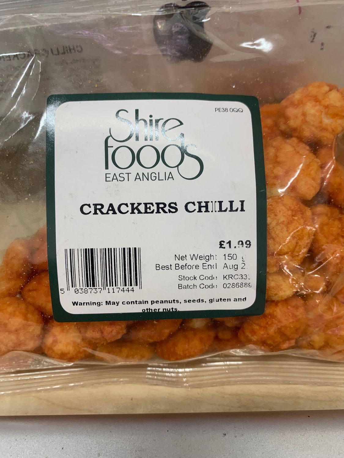 Chilli Crackers 150g
