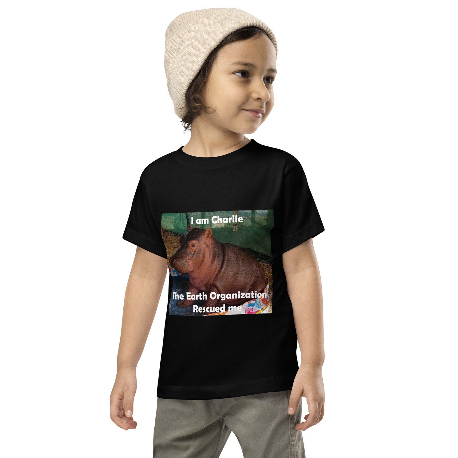 Toddler Short Sleeve Tee, Color: Black, Size: 2T
