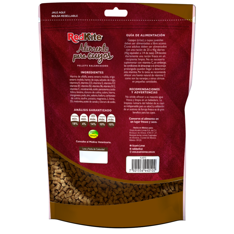 ALIMENTO PARA CUYO 850gr