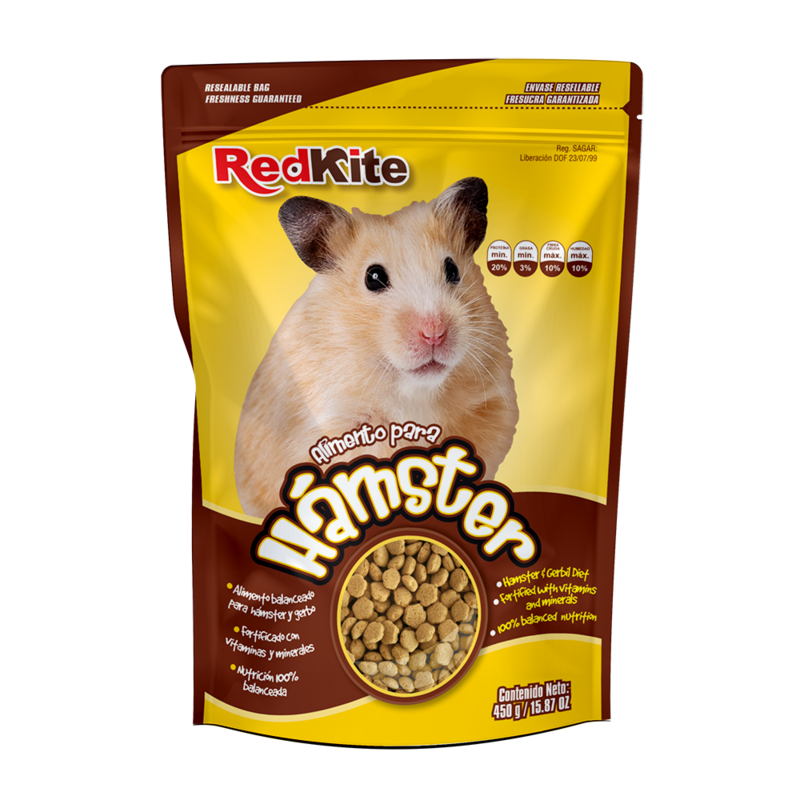 ALIMENTO PARA HAMSTER 450gr