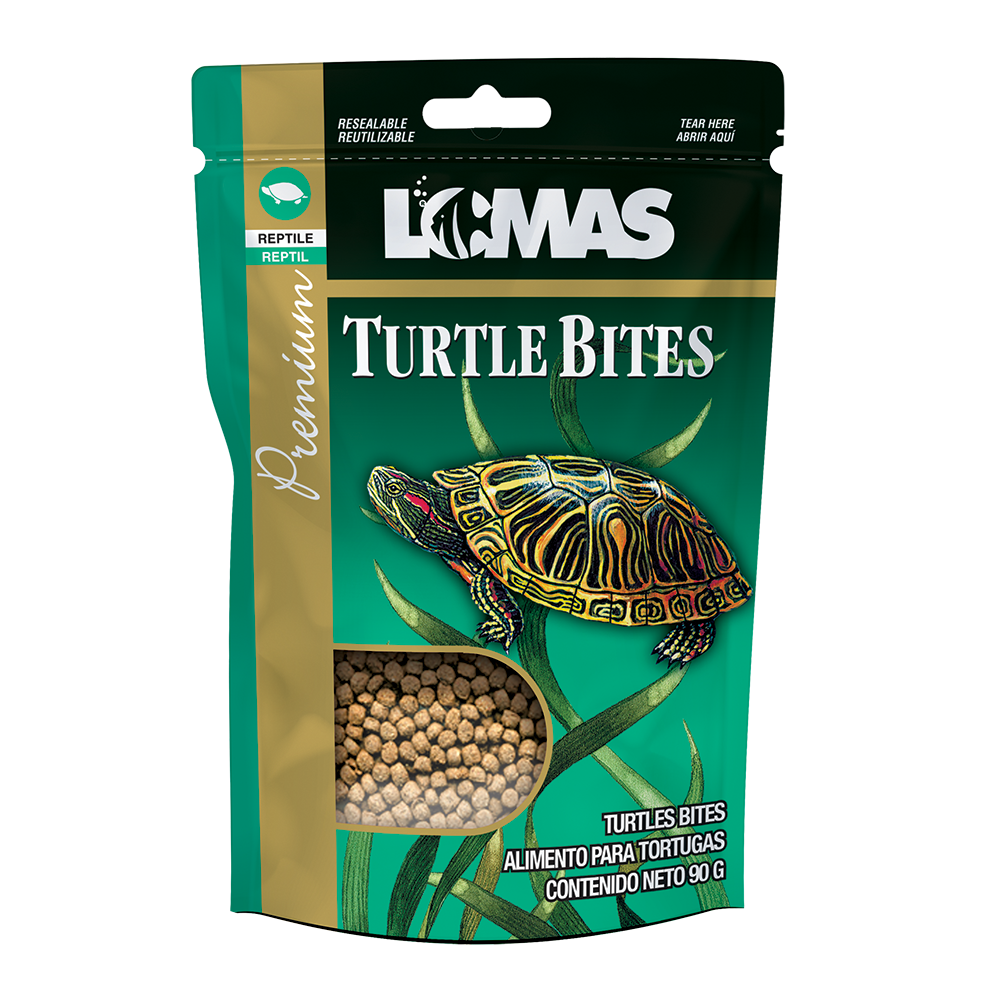TURTLE BITS (BOLITAS) 90GR  ALIMENTO PARA TORTUGAS ACUATICAS