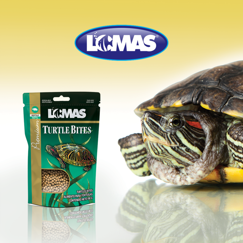TURTLE BITS (BOLITAS) 90GR  ALIMENTO PARA TORTUGAS ACUATICAS