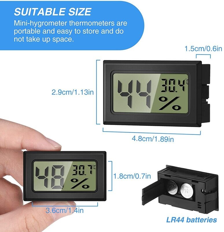 TERMO HIGROMETRO MINI CON SONDA