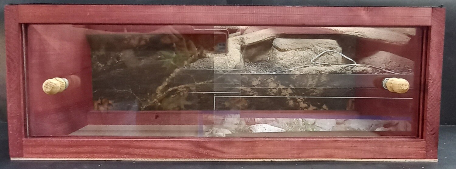 TERRARIO DE MADERA HORIZONTAL 70X25X25