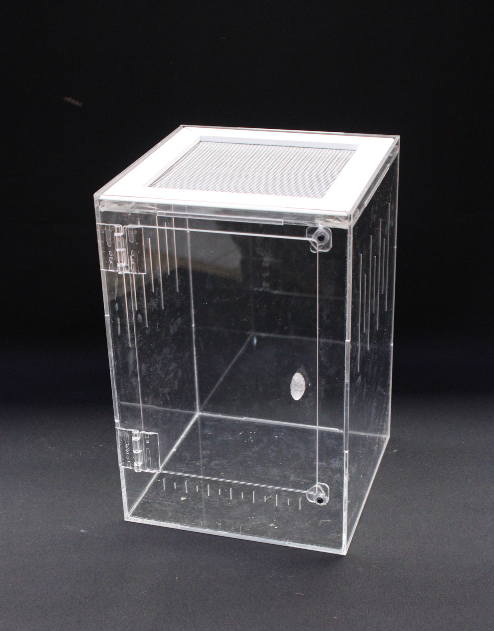 TERRARIO ACRILICO 20X20X30 VERTICAL TAPA ALUMINIO