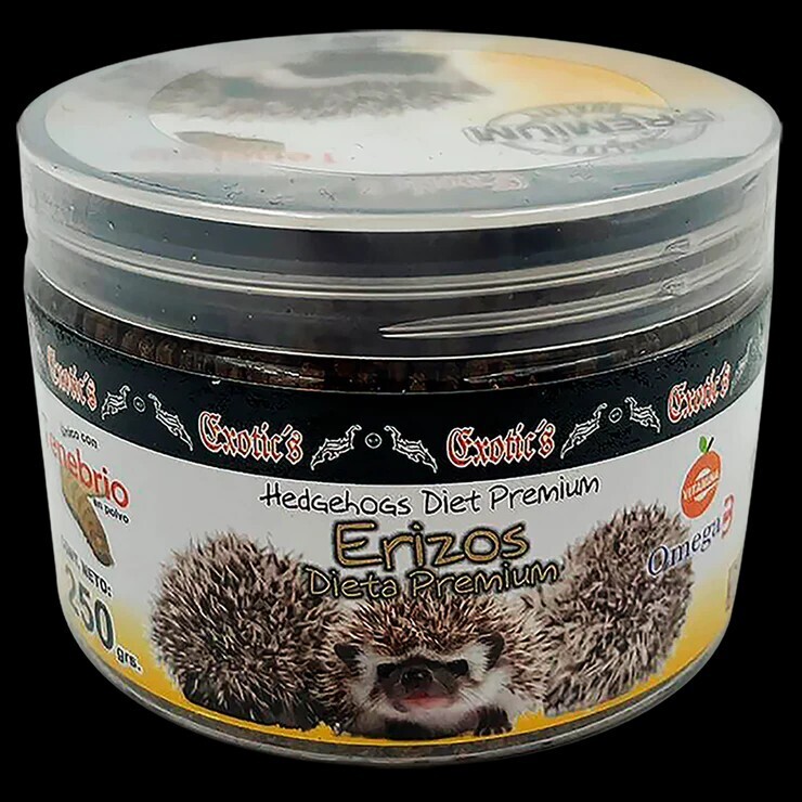 ALIMENTO PARA ERIZO CON HARINA DE TENEBRIO 250 GRS