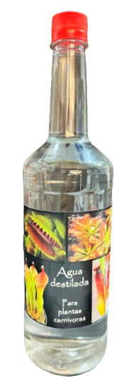 AGUA DESTILADA PARA PLANTAS CARNIVORAS 1.5 Lt