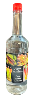 AGUA DESTILADA PARA PLANTAS CARNIVORAS 1.5 Lt