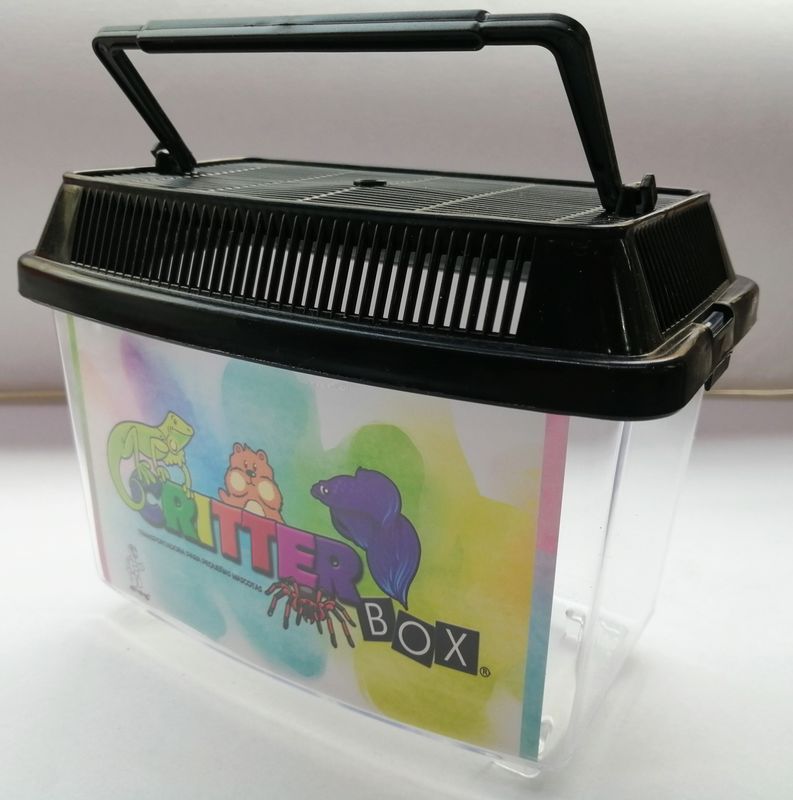 TRANSPORTADORA CRITTER BOX MINI TRANSPARENTE SIN VENTANA