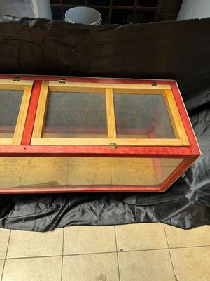 TERRARIO DE MADERA HORIZONTAL 130x40x40