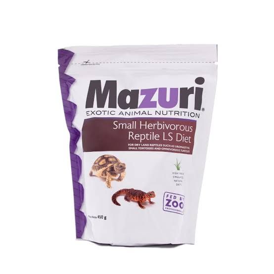 Dieta Mazuri para PEQUEÑOS REPTILES HERVIBOROS 450g