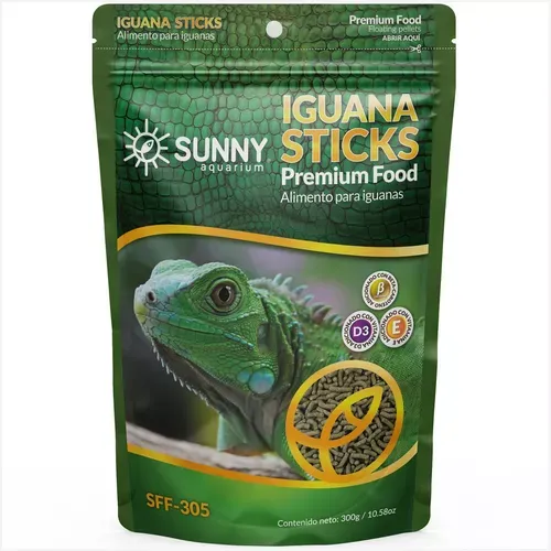 IGUANA STICKS 300gr ALIMENTO PARA IGUANAS