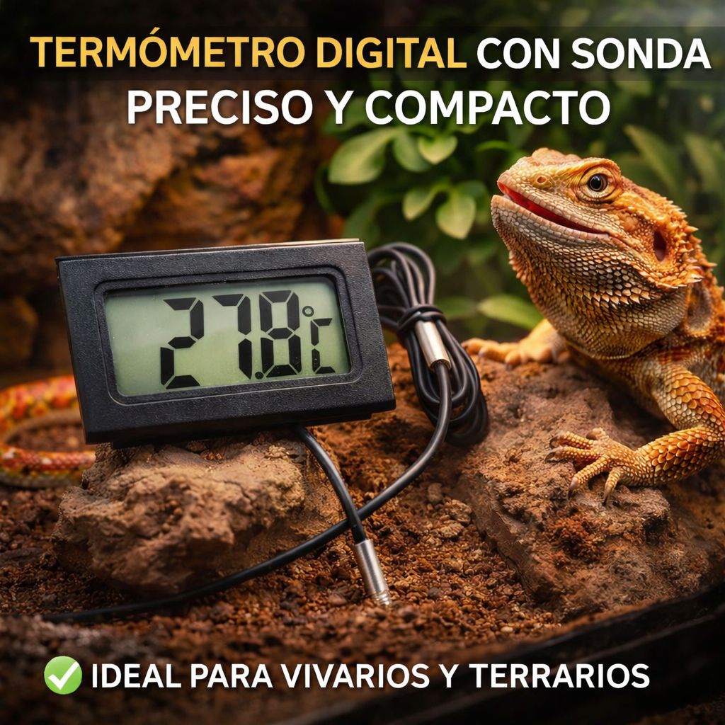 TERMOMETRO DIGITAL MINI CON SONDA