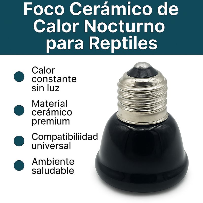 FOCO CERAMICO CHICO 100W