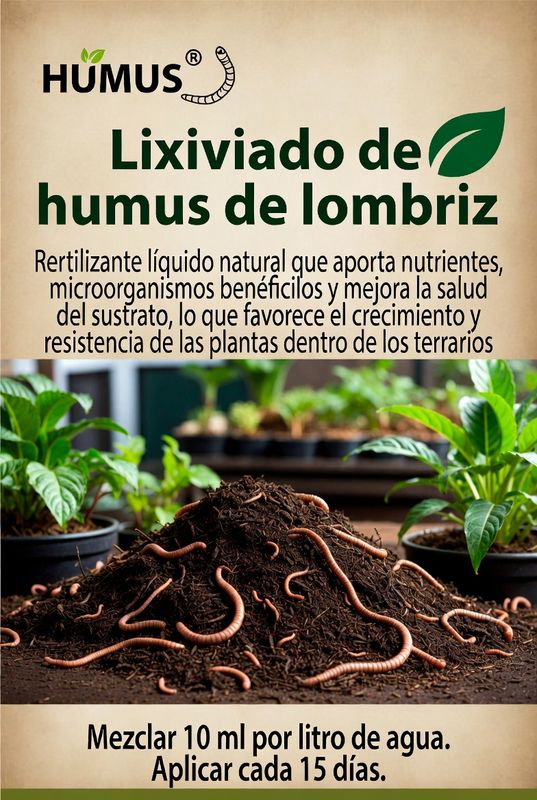 LIXIVIADODE HUMUS DE LOMBRIZ