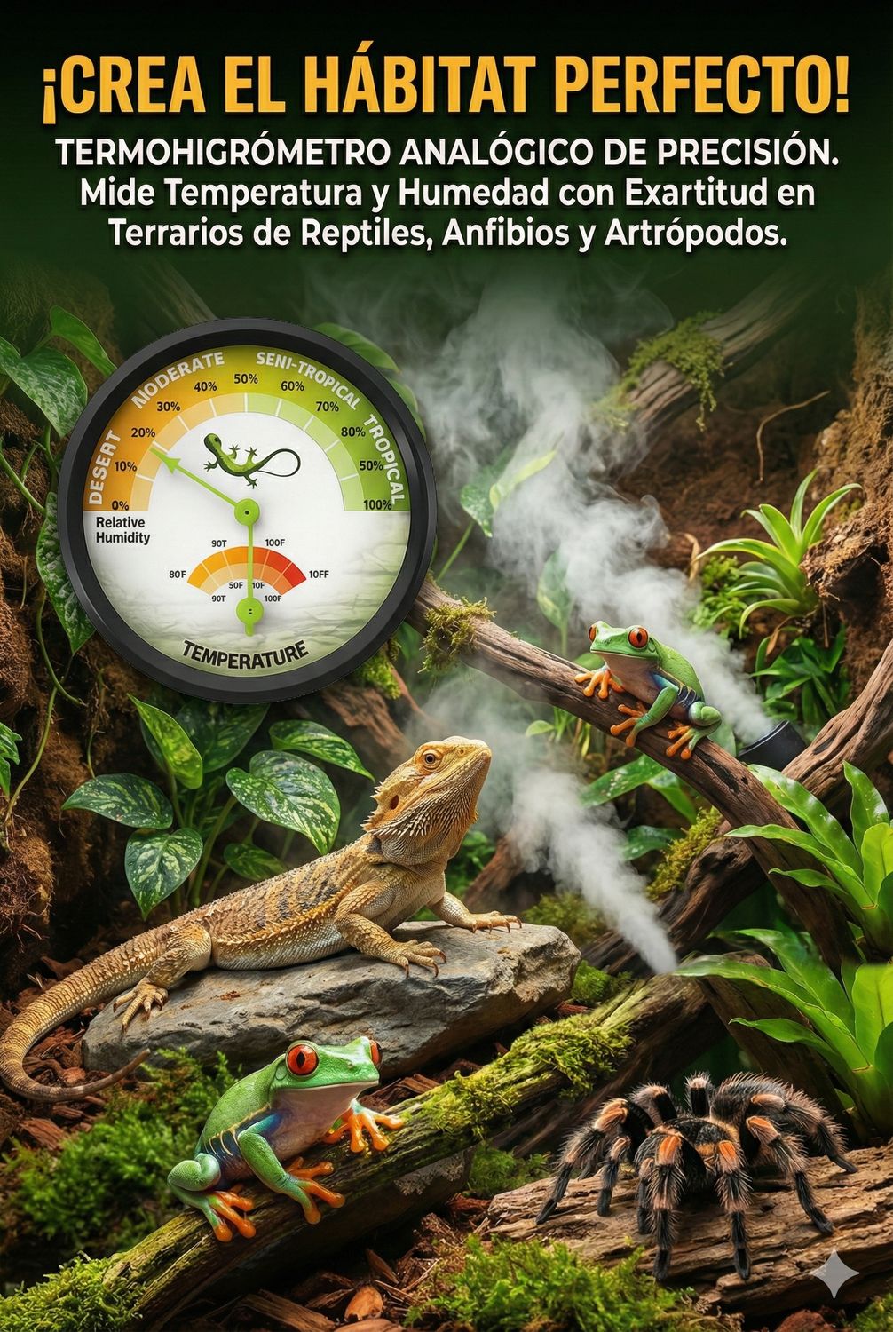 TERMO HIGROMETRO ANALOGO