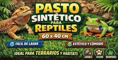 PASTO SINTETICO PARA REPTILES 60x40