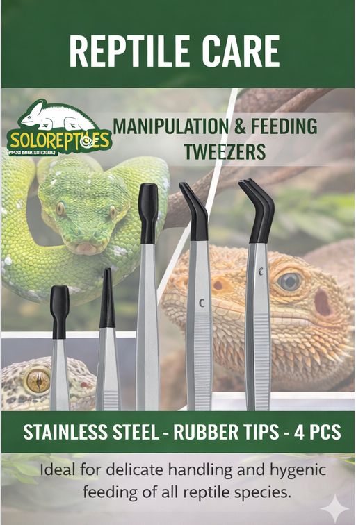 PINZAS DE ACERO CON PUNTA DE GOMA JGO. 4PZ