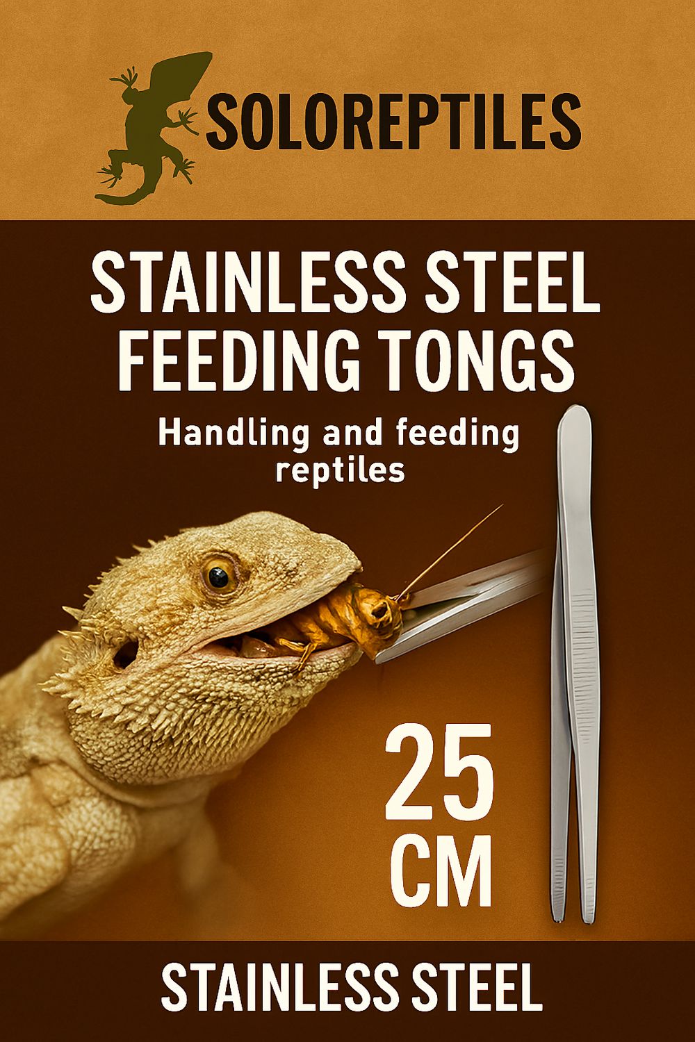 PINZAS DE ACERO 25cm. RECTAS