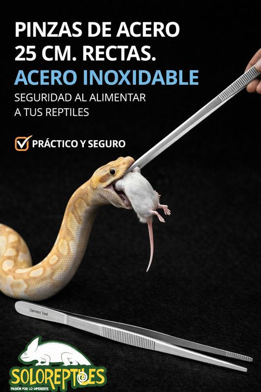 PINZAS DE ACERO 25cm. RECTAS