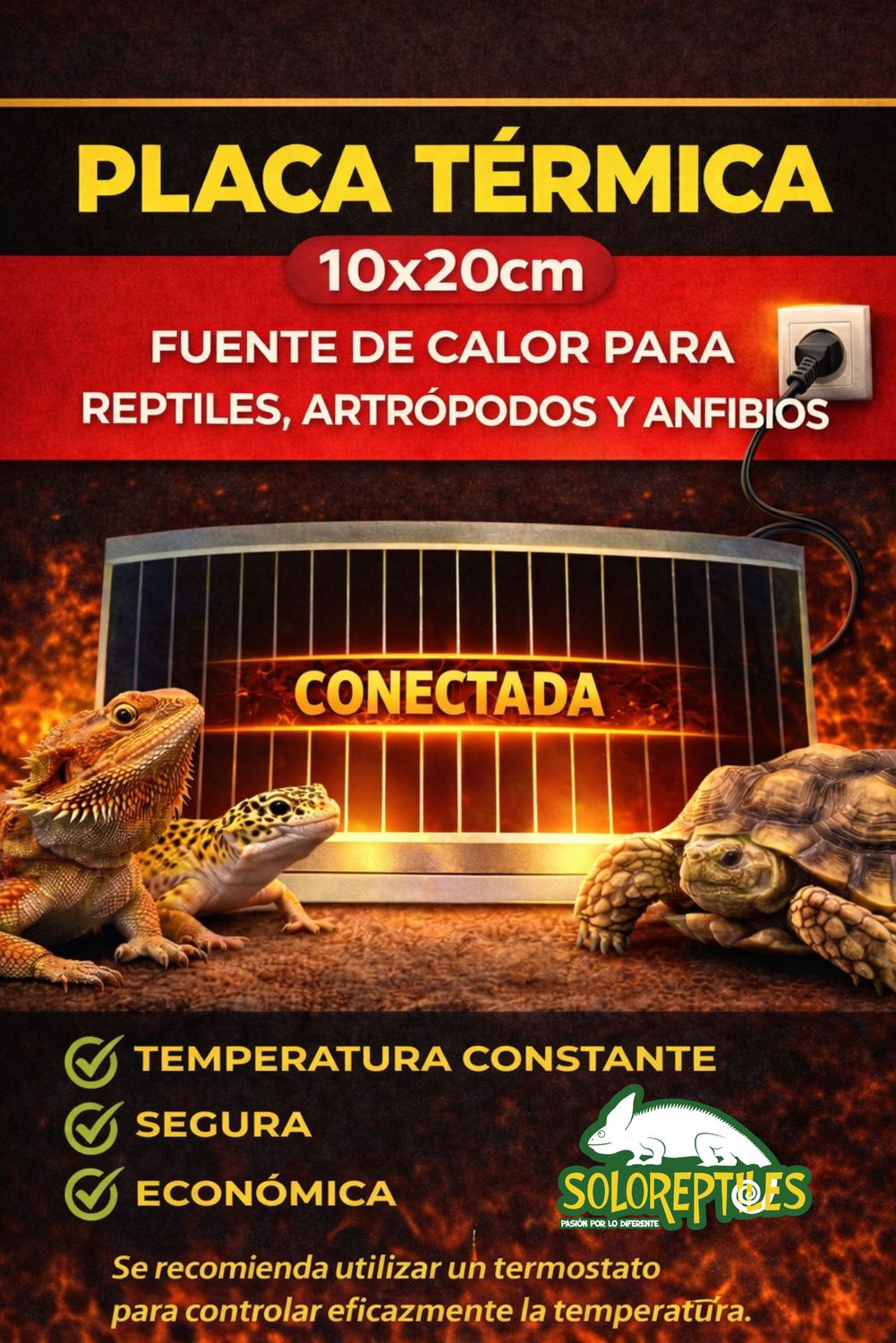 PLACA TERMICA 10X20cm