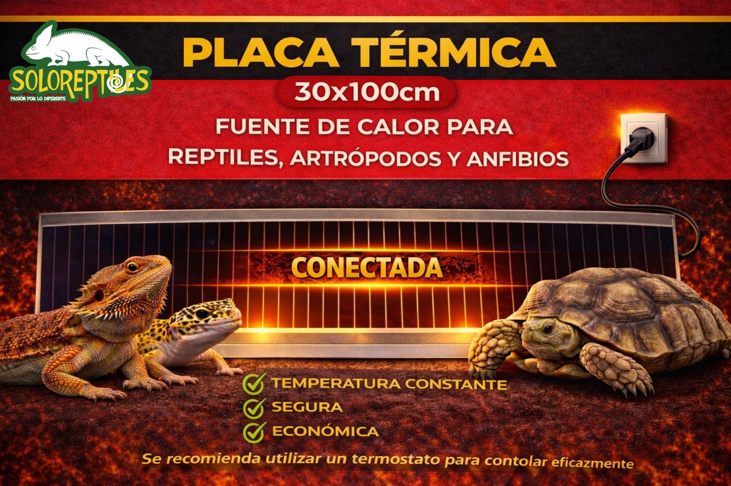 PLACA TERMICA 30X100cm