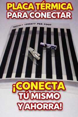 PLACA TERMICA SIN CABLEAR 10X100 (1 METRO)