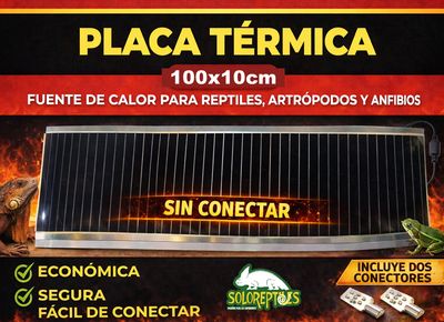 PLACA TERMICA SIN CABLEAR 10X100 (1 METRO)