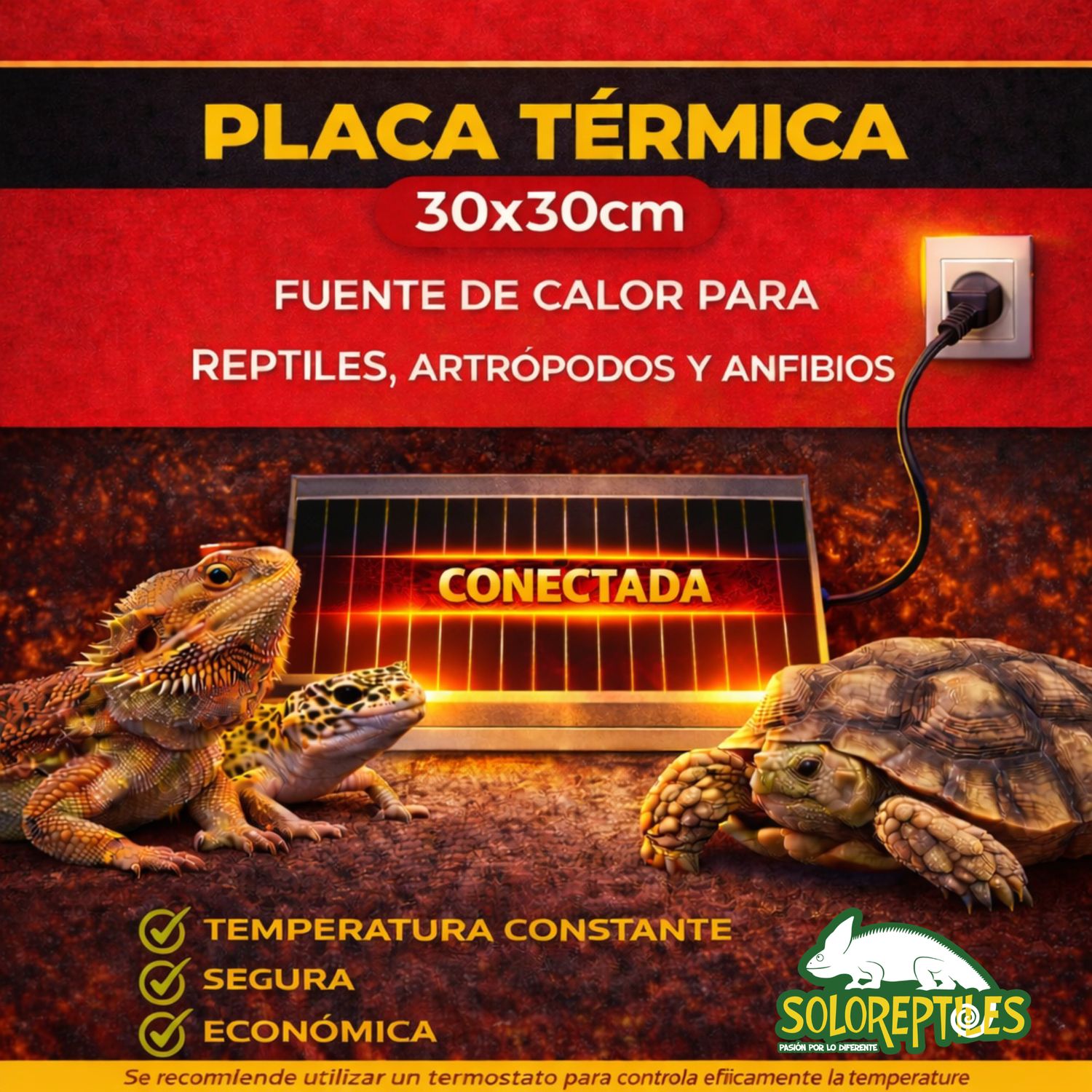 PLACA TERMICA 30X30cm