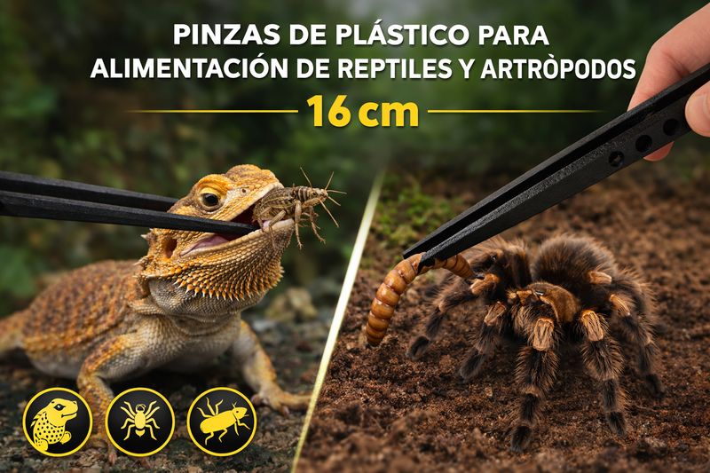 PINZAS DE PLASTICO PARA ALIMENTACION 16CM