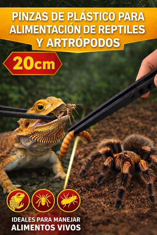 PINZAS DE PLASTICO PARA ALIMENTACION 20CM