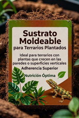Sustrato Moldeable para Terrarios Plantados