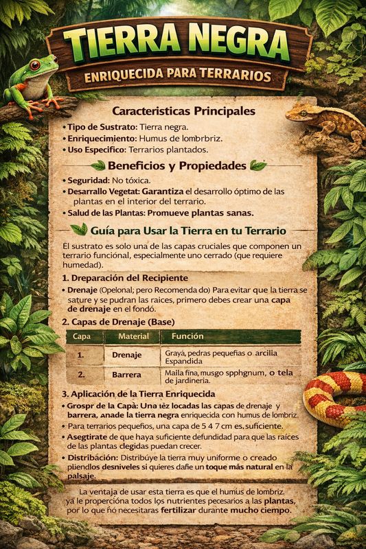 TIERRA NEGRA ENRIQUECIDA CON HUMUS DE LOMBRIZ