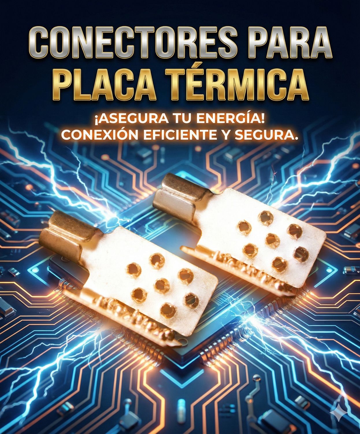 CONECTORES PARA PLACA TERMICA 2pz