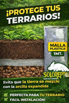 MALLA PLASTICA PARA TERRARIOS 1MT X 60cm