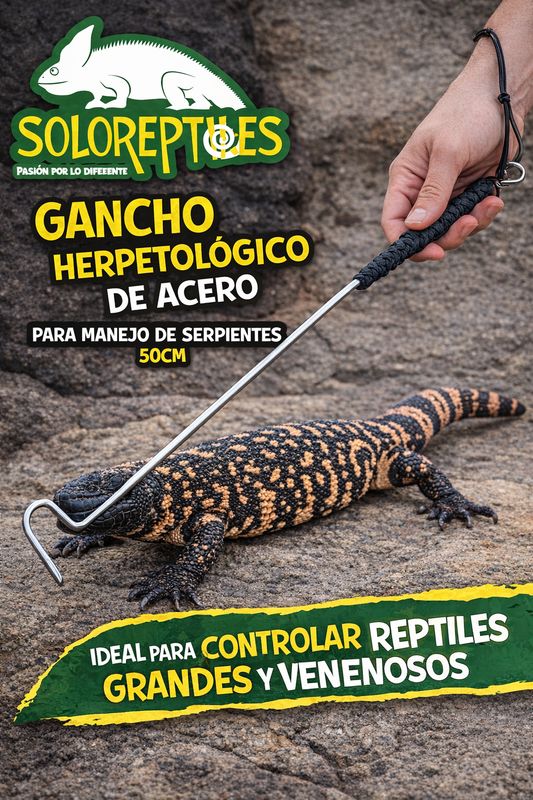 GANCHO HERPETOLOGICO DE ACERO 50cm