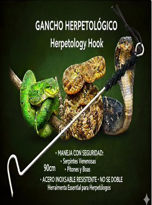 GANCHO HERPETOLOGICO DE ACERO 90cm