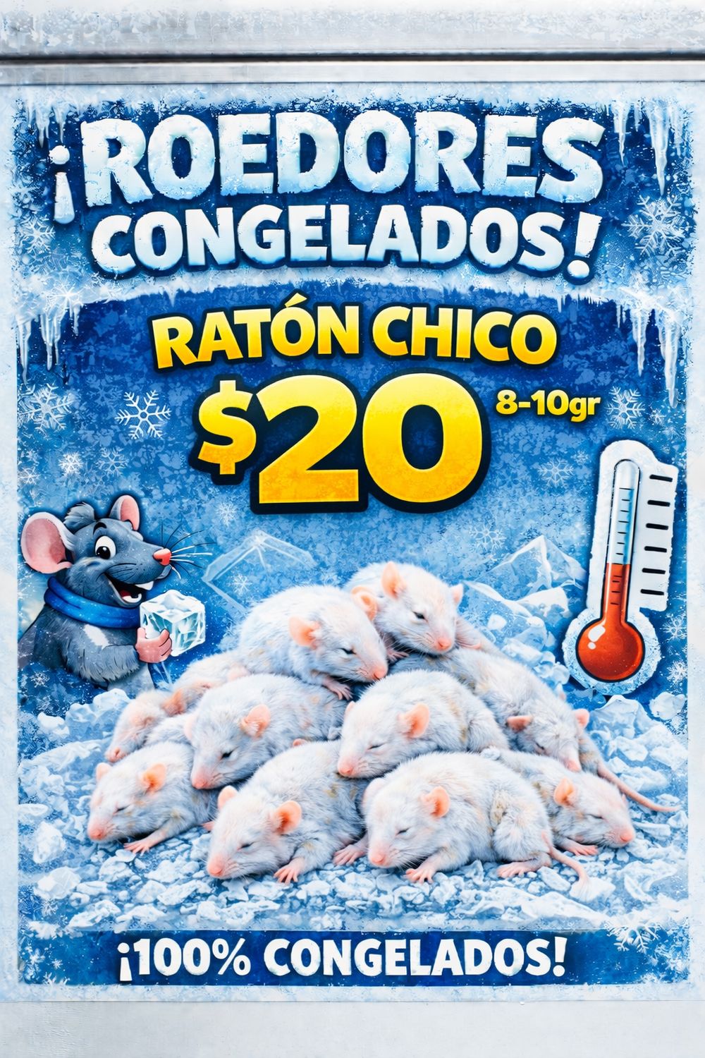 ROEDOR CONGELADO-RATON CHICO 8-10gr