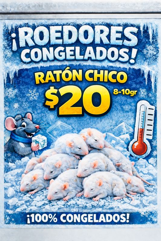 ROEDOR CONGELADO-RATON CHICO 8-10gr