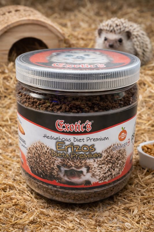 ERIZOS DIETA PREMIUM, LARVA DE MOSCA SOLDADO