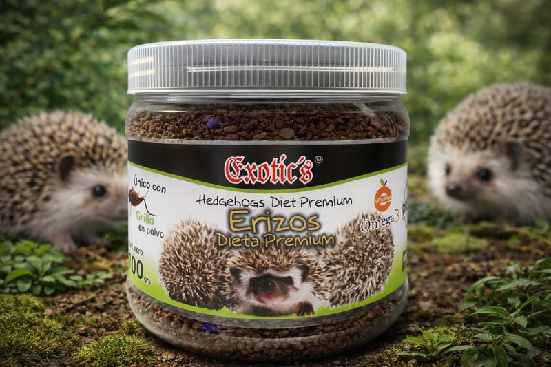 ERIZOS DIETA PREMIUM, GRILLO