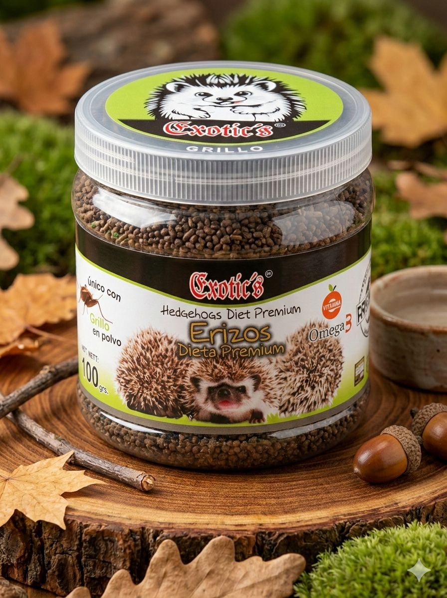 ERIZOS DIETA PREMIUM, GRILLO