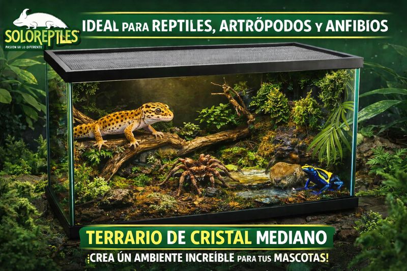 TERRARIO PECERA MEDIANA 20 LT 40X24X22