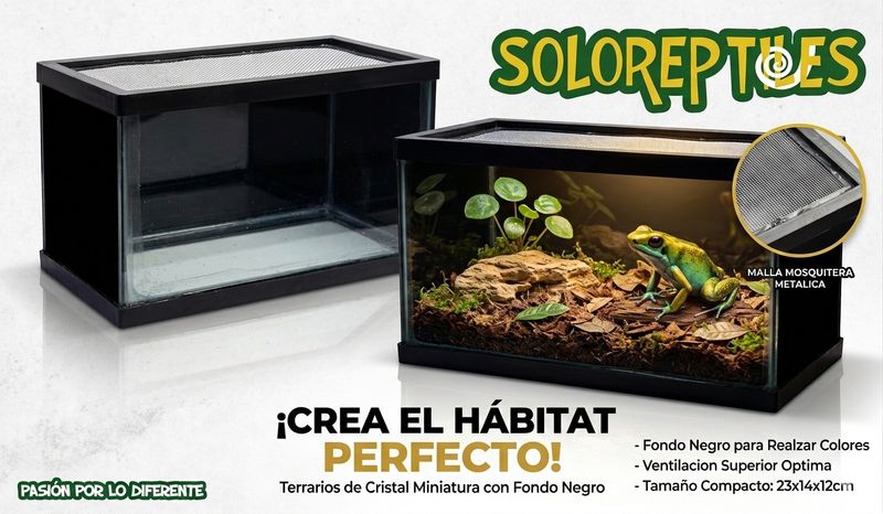 TERRARIO PECERA MINI  5LT 23X14X12