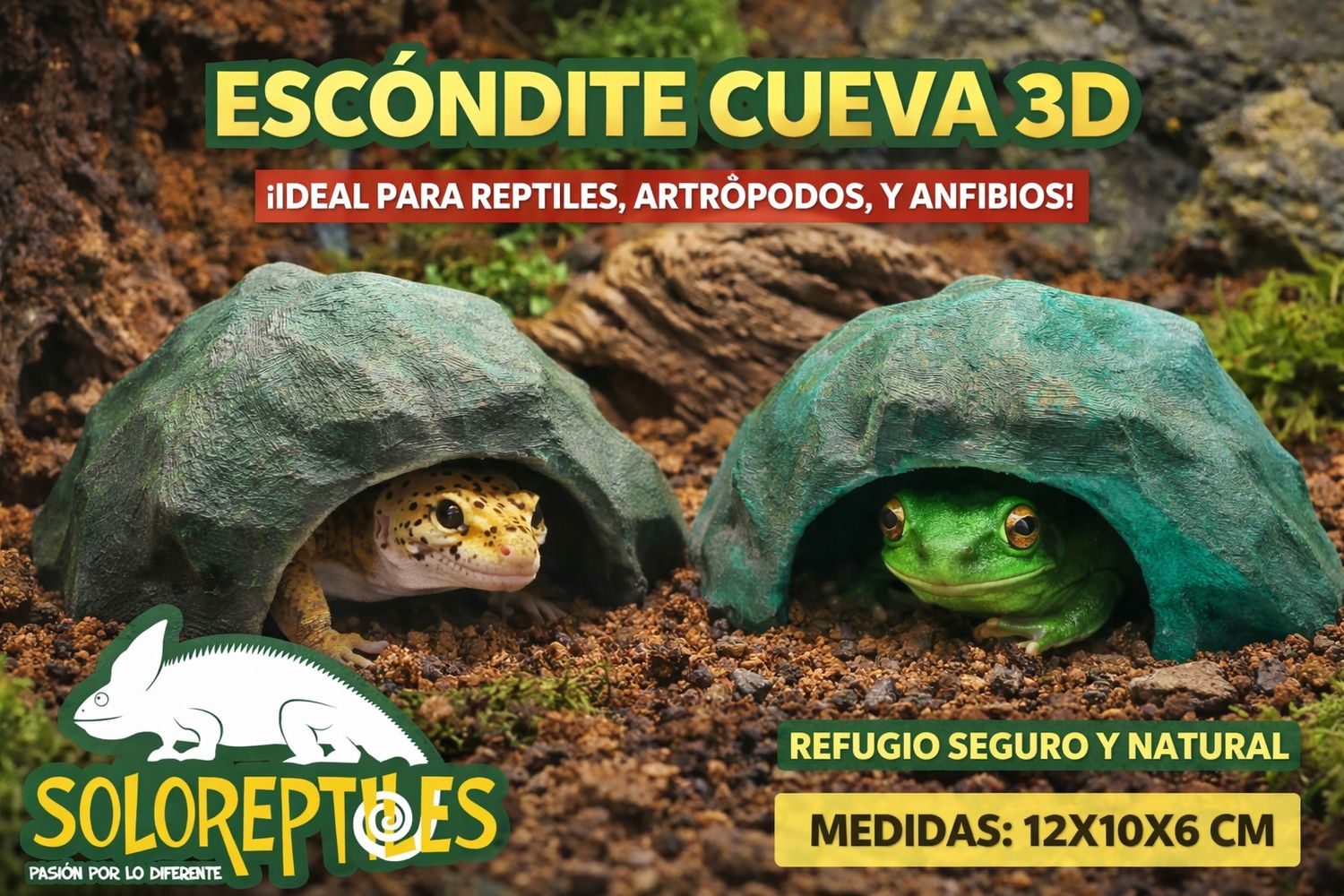 ESCONDITE CUEVA 3D