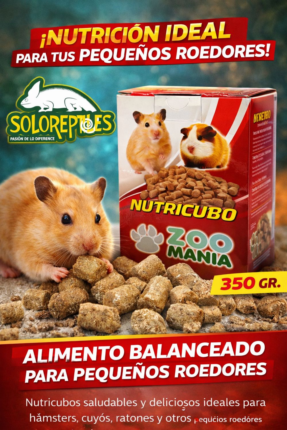 NUTRICUBO ZOOMANIA 350gr