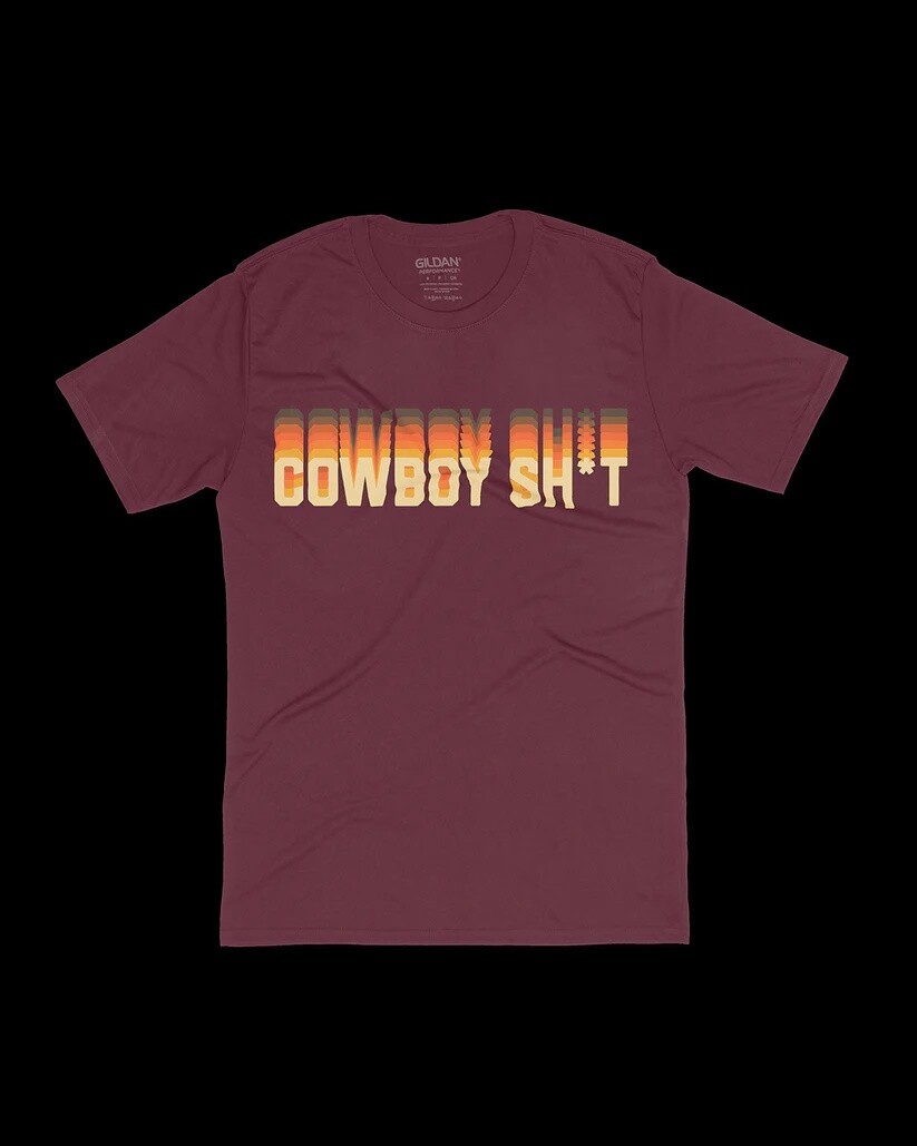 Steppin&#39; Maroon Tee