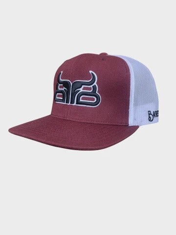 Baredown Maroon &amp; White